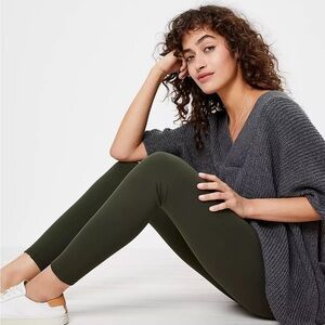 NWT LOFT The Sculpt Olive Green Legging